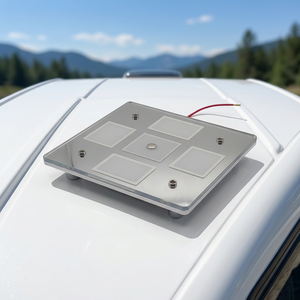 <span class=keywords><strong>Plafonnier</strong></span> <span class=keywords><strong>LED</strong></span> carré à intensité variable <span class=keywords><strong>avec</strong></span> capteur, surface miroir DC, pour intérieur d'usine, <span class=keywords><strong>camping</strong></span>-<span class=keywords><strong>car</strong></span>, caravane, <span class=keywords><strong>camping</strong></span>, remorque - Product Image 3