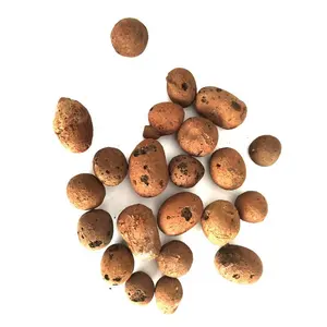हल्के विस्तारित मिट्टी गेंदों थोक Leca मिट्टी पर बिक्री हीड्रोपोनिक्स बढ़ रही मध्यम 8-12mm