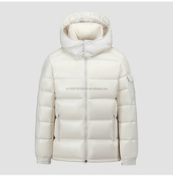 Veste d'hiver en duvet épais à capuche pour hommes