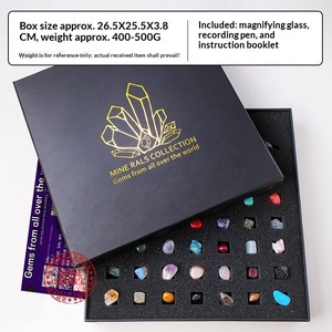 Kit de Muestras de Minerales Naturales al por Mayor, Caja de Regalo con Piedras en Bruto, Hecho a Mano, 43 Tipos, <span class=keywords><strong>para</strong></span> Educación, Meditación y Espiritualidad - Product Image 2