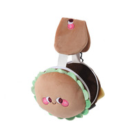 Oreiller de voyage portable en coton PP écologique en forme de U, série fruits, motif drague de dragon, masque pour les yeux amusant, personnalisé, vente en gros