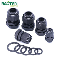 En stock – Presse-étoupe industrielle M88 (14-18mm) IP68 étanche, en nylon nickelé, conforme ROHS, pour câbles métalliques