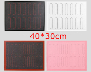 <span class=keywords><strong>Tapis</strong></span> de cuisson en <span class=keywords><strong>silicone</strong></span> perforé <span class=keywords><strong>Tapis</strong></span> <span class=keywords><strong>Eclair</strong></span> pour la cuisson à la vapeur pour feuille de cuisson demi-taille - Product Image 4