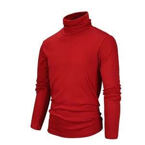 Top Casual personalizado hombres manga larga pulóver <span class=keywords><strong>alto</strong></span> <span class=keywords><strong>cuello</strong></span> <span class=keywords><strong>alto</strong></span> térmico desgaste interior suéter - Product Image 5