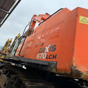 Excavatrice sur chenilles d'occasion d'origine japonaise Hitachi ZX670-3 les engins de terrassement lourds pelleteuse bien entretenue à bas prix à vendre - Product Image 4