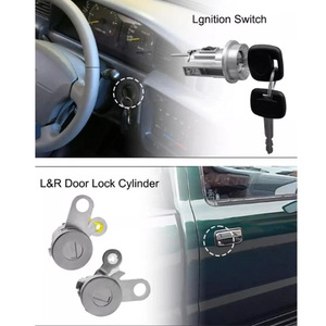 Toyota Tacoma Ignition <b>Lock</b> Cylinder 69051 35070 69051 04020 Silver 2 <b>Keys</b> for 1994 2004 Models - Product Image 4