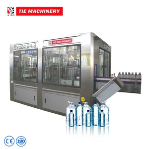 3-in-1 automatische Abfüllmaschine für 250 ml PET-Kunststoff-Flasche für flüssiges Getränk Fruchtsaft Mineralwasser