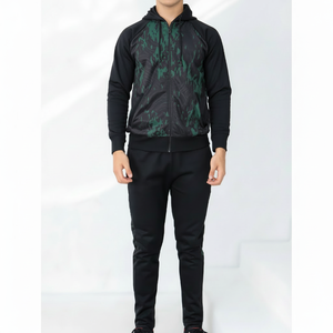 Chándales para hombre con estampado de camuflaje, 100% algodón/poliéster, envío rápido, bajo costo, chándales personalizados para hombre - Product Image 1