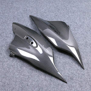 Convient pour Suzuki GSX1300R <span class=keywords><strong>Hayabusa</strong></span>, ensemble complet d'accessoires de moto en fibre de <span class=keywords><strong>carbone</strong></span> modifiés, panneau latéral noir, déflecteur de vent - Product Image 2