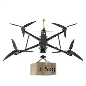 Dron Deportivo FPV Open Fly Gris de 10 Pulgadas, Distancia de Vuelo de 15-20 km, Tiempo de Vuelo de 30 Minutos, Capacidad de Carga de 3.5-5 kg, Posicionamiento GPS - Product Image 1