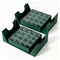 Boîte d'emballage personnalisée de luxe à double porte, recyclable, pour chocolat, beignets, biscuits, pain, gâteaux, en-cas, boîte cadeau en papier