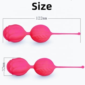 Venta caliente de silicona Rose <span class=keywords><strong>Kegel</strong></span> Ball Vagina Ejercicio Ball para mujeres embarazadas - Product Image 2