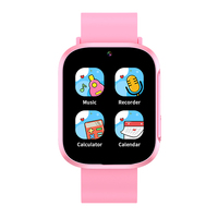 Montre connectée éducative et amusante pour enfants de 6 à 12 ans, avec écran IPS carré, caméra vidéo, lecteur de musique, emplacement pour carte SIM 4G, jeux, cadeau d'anniversaire