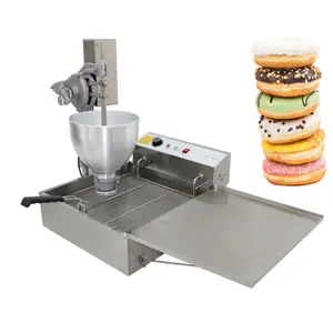 Otomatik Mini yuvarlak top şekli çörek kızartma kalıplama makinesi