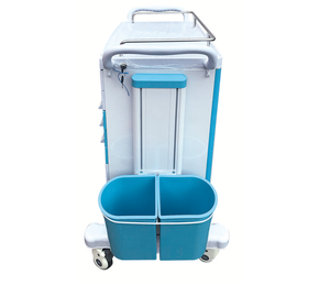 MT 의료 전문 소생 카트 병원용 간편한 청소 플라스틱 비상 충돌 트롤리 현대적인 디자인 - Product Image 3