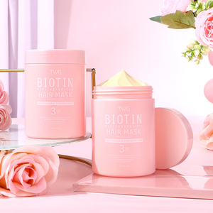 Mascarilla Capilar de Biotina y Queratina TWG al por Mayor para Mayor Grosor y Fortaleza Mascarilla Hidratante Reparadora Nutrición Profunda - Product Image 1