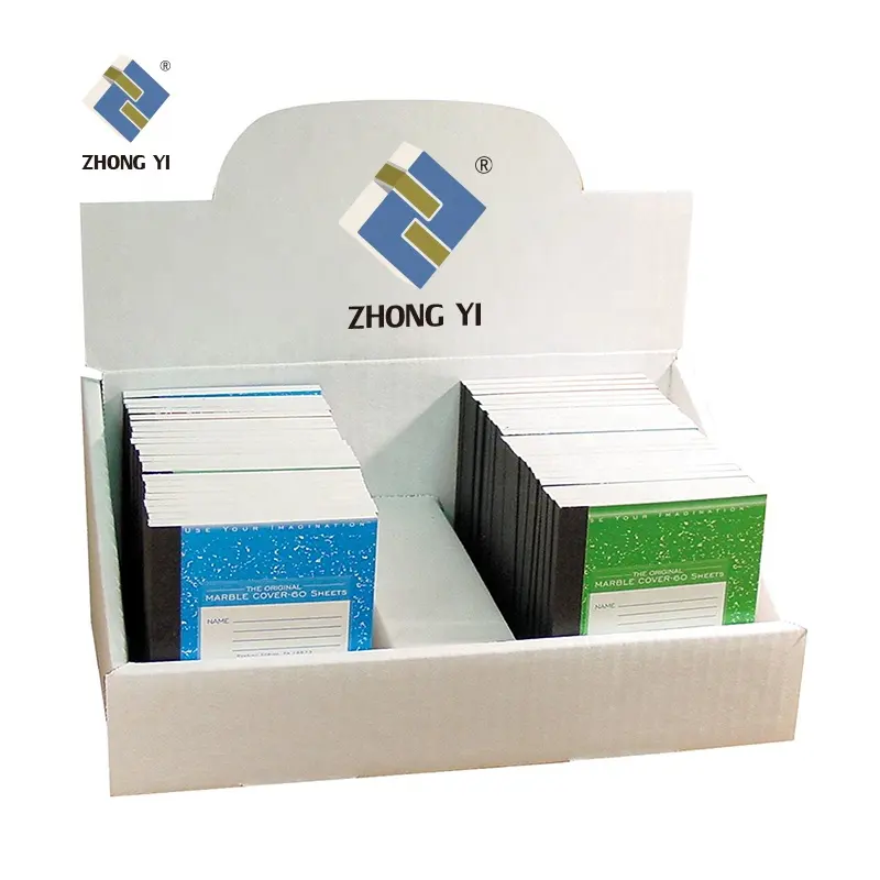 Sample Accept Printed Foldable POP Corrugated Cardboard Counter Top Table Display Box PDQ for Business Card SD Lollipop