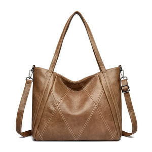 Bolso Tote de PU de Alta Calidad Modelo 2026 con Cierre, Patrones Geométricos de Poliéster, Bolso de Diseño Lujoso y Portátil para Uso Diario - Product Image 3