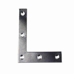 Soporte en Forma de L de Acero Inoxidable de 80x80 mm, Conector Duradero para Muebles, Soporte para Estantes, Soportes de Esquina - Product Image 1