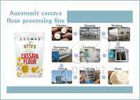 HQCF Productielijn voor glutenvrij cassavemeel, fabriek voor de verwerking van cassave, productielijn voor FuFu-poeder, apparatuur voor de verwerking van cassave tot meel