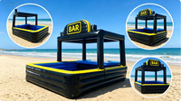 Super Castle Factory - Promotion : Bar flottant gonflable personnalisable sans sièges pour fêtes et activités intérieures/extérieures