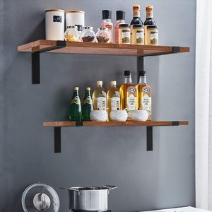 Raflar parantez DIY özel toptan kanca L destek dökme demir duvara monte ağır yüzer Metal çelik braketler raf - Product Image 6