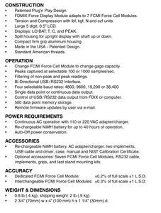 Medidor Digital de Tensión y Compresión FDIX Serie Completa FDIX2-FDIX200 - Product Image 4