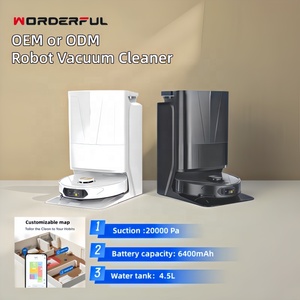 Robot aspirateur et laveur automatique avec fonction autonettoyante, robot de nettoyage domestique, robot aspirateur Lidar - Product Image 4
