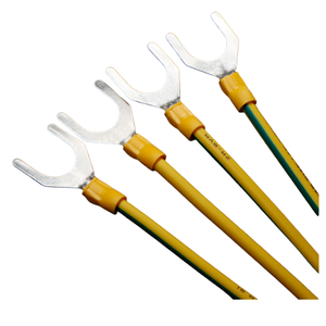 13awg dây cáp đồng nguyên chất dây dẫn liên kết 2.5m ㎡ Dây nhảy nối đất chống tĩnh điện màu xanh lá cây - Product Image 4