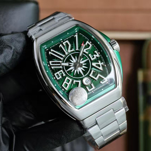 Reloj Mecánico Automático para Hombre de Acero Inoxidable de Alta Precisión, con Esfera Náutica Verde de Primera Calidad, Fecha Luminosa e Impermeable - Product Image 1