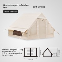 Tente de toit de voiture gonflable Zentopia pour le camping en toutes saisons, imperméable, pour 4x4, pas de montage requis