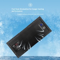 Module amplificateur haute puissance 4000W à quatre canaux avec DSP intégré pour subwoofers doubles 18 pouces, idéal pour la scène et le théâtre