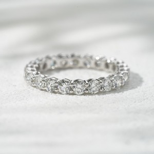 Anillo de diamantes Starsgem, joyería fina, diamante sintético, anillo de boda, completamente en oro de 10K, anillos con diamantes cultivados en laboratorio. - Product Image 4