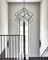 XZ rétro Vintage cuisine industrielle Led lustres en laiton suspendu métal Cage lanterne bougie bâtons Design pendentif plafonnier