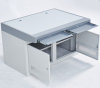 Console de contrôle d'alimentation pour centre de commande de sécurité de salle informatique double/triple avec surveillance du poste de dispatchage