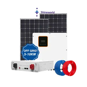 China Manufacturer Sola Large Off Grid For House 10Kw Energy Kit Complete Solar Power System Home