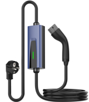 Nouveau chargeur de véhicule électrique JET 7,5 kW Type 2 Prise CEE 32A Portable avec sac de rangement pour véhicule électrique pour une utilisation à domicile et en extérieur