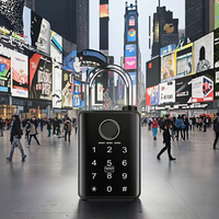 Cadenas intelligent WiFi TUYA étanche 7/10MM avec empreinte digitale, carte IC et mot de passe pour porte en bois, maison, entrepôt, garage