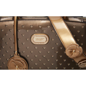 Sac à main brillant Brangio avec accent floral - Product Image 3