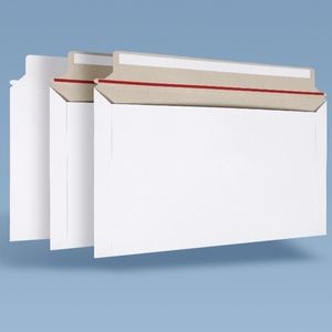 Vendita calda auto-sigillo riciclato bianco Stay Flat Hard rigido No Bend spedizione catalogo buste per foto documenti mailer - Product Image 2