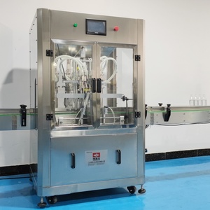 Automatische 4 Koppen Servo Zuigerpomp Sap Kwantitatieve Fles Vloeibare Vulmachine - Product Image 1