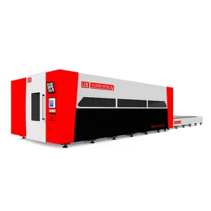 Machine de découpe Laser CNC de tôle de Fiber de haute puissance FLC6000-3015D