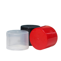 Tapas de PVC para tuberías, tapas redondas roscadas hembra antipolvo de 100 ml, reutilizables y a prueba de fugas para latas y botellas de vino