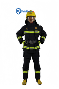Flame Retardant Aramid/Nomex <strong>Fire</strong> <strong>Suit</strong> for Emergency Rescue Category 1 Hazard Protection - Product Image 4