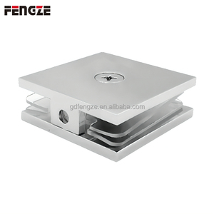 FENGZE <span class=keywords><strong>porta</strong></span> in vetro in acciaio inossidabile <span class=keywords><strong>porta</strong></span> <span class=keywords><strong>scorrevole</strong></span> Clip in vetro doccia in acciaio morsetti per porte in vetro temperato senza telaio - Product Image 1