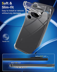 <span class=keywords><strong>Coque</strong></span> en silicone TPU antichoc pour <span class=keywords><strong>Huawei</strong></span> Mate 70 60 30 Pura 70 P60 P50 P40 Pro Plus Lite <span class=keywords><strong>coque</strong></span> de téléphone souple Ultra mince mince - Product Image 5