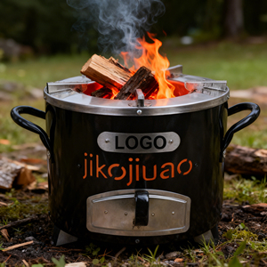 Poêle à bois d'intérieur/extérieur, portable <span class=keywords><strong>pour</strong></span> le chauffage et la cuisson, pas besoin d'électricité, favori du marché africain - Product Image 2