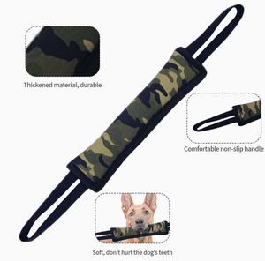 Bastone da Morso in Tela Mimetica per Addestramento Cani, Bastone per Mordere e Recuperare per Cuccioli, Giocattolo Interattivo per Cani - Product Image 2