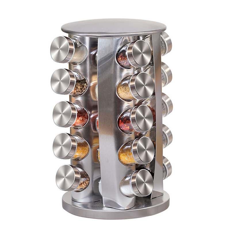 Round rack with 20pcs jars