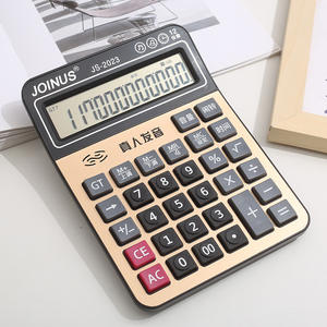 เครื่องคิดเลขเสียง Zhongcheng รุ่น 177X131X37 มม. ผลิตจากวัสดุ ABS และอะลูมิเนียมอัลลอยด์ สำหรับใช้ในสำนักงานและงานทางการเงิน สีดำ พร้อมพิมพ์โลโก้ - Product Image 5